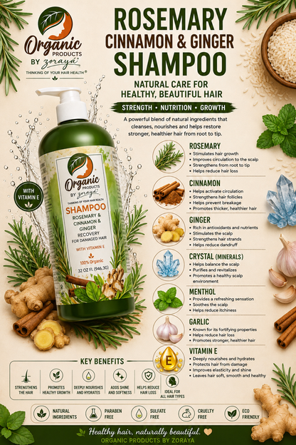 Shampoo Romero y Canela