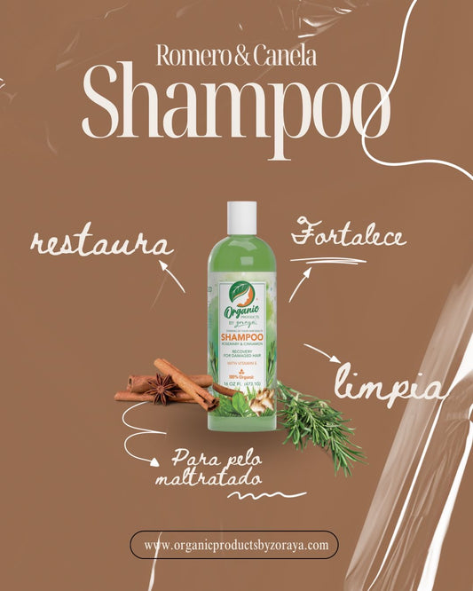 Shampoo Romero y Canela