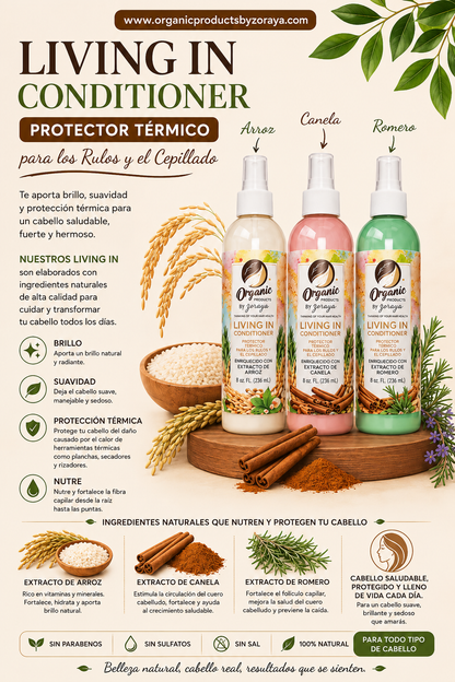 Leave-in conditioner protector térmico